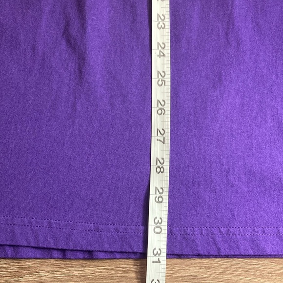 Unisex EUC Champion Purple 2XL TCU Football T Shirt - Picture 8 of 9